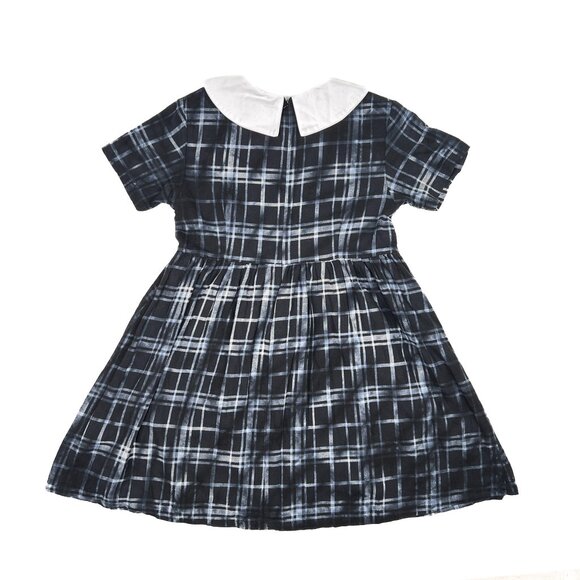 Disturbia Alien Nation Outsider Overdyed Teal Plaid Check Mini Dress Sz XL - NWT - Picture 2 of 6